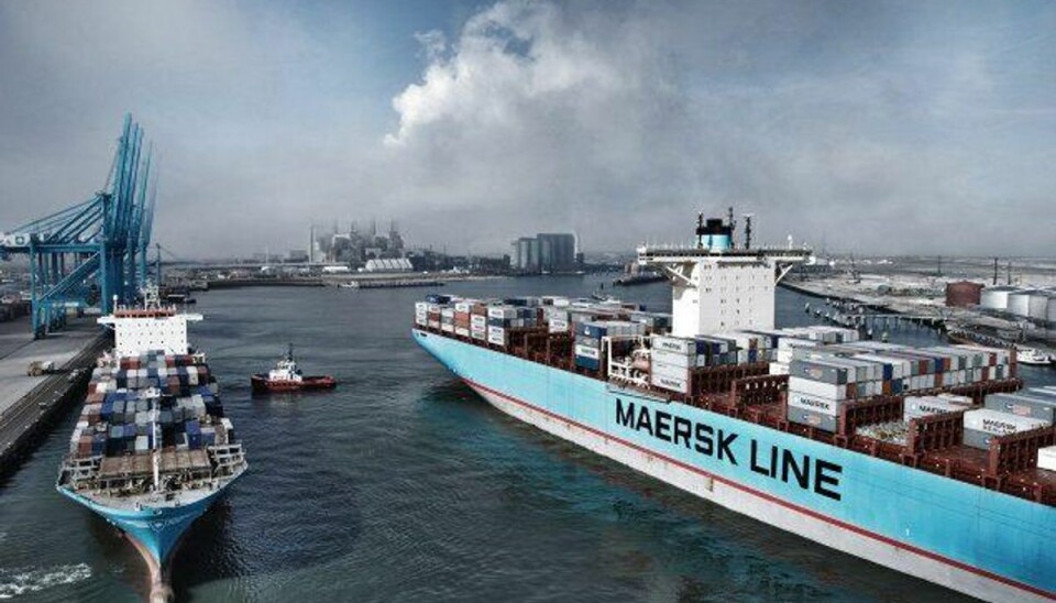 Virussen NotPetya spiller stadig kispus med A.P. Møller – Mærsks havne. Foto: Maersk Line/arkiv/Free