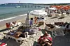 Den kendte filosof druknede på Pampelonne strand tæt på Saint Tropez.Foto: SEBASTIEN NOGIER / SCANPIX