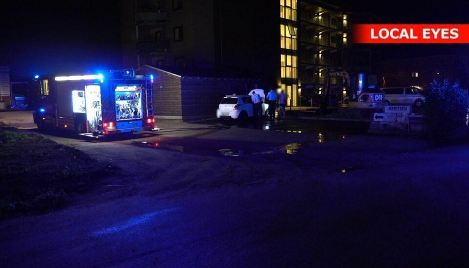 Den første bilbrand blev anmeldt 03.00. Foto: Local Eyes. GALLERI: FLERE BILLEDER AF DE ANDRE BILBRANDE FRA HADERSLEV Den første bilbrand blev anmeldt 03.00. Foto: Local Eyes. GALLERI: FLERE BILLEDER AF DE ANDRE BILBRANDE FRA HADERSLEV