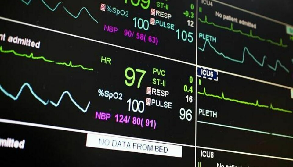 Patient monitor icu pulse