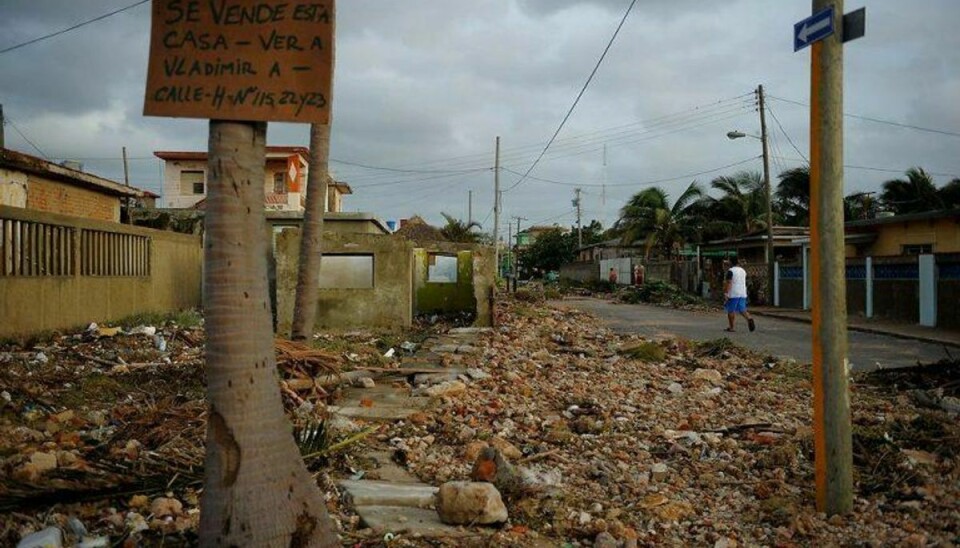 Irma har dræbt flere mennesker på Cuba. KLIK for flere billeder. Foto: YAMIL LAGE/Scanpix.
