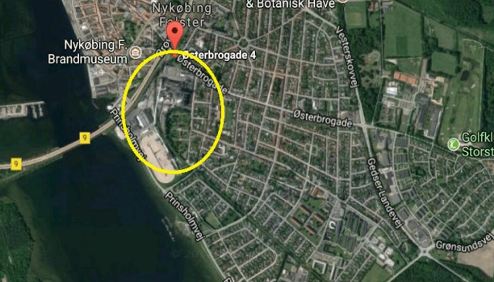 Hvis du bor i umiddelbar nærheden af fabrikken, skal du holde øje med eventuelle symptomer. Foto: Google Maps.