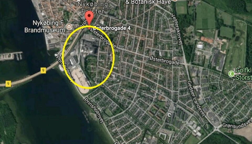 Hvis du bor i umiddelbar nærheden af fabrikken, skal du holde øje med eventuelle symptomer. Foto: Google Maps. Hvis du bor i umiddelbar nærheden af fabrikken, skal du holde øje med eventuelle symptomer. Foto: Google Maps.