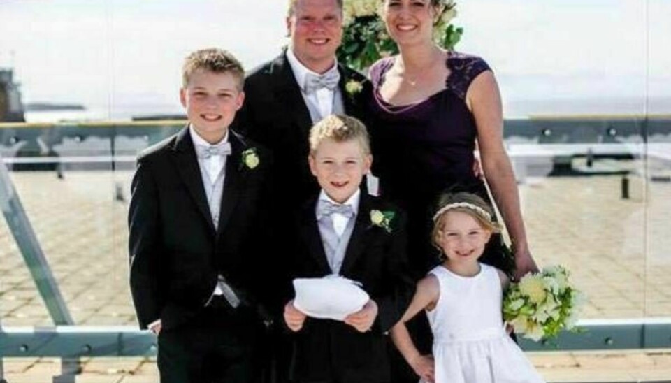Familien Klebs har været udsat for en sand tragedie. 10-årige Gavin (forrest i midten) er ikke mere. Privatfoto: GoFundMe