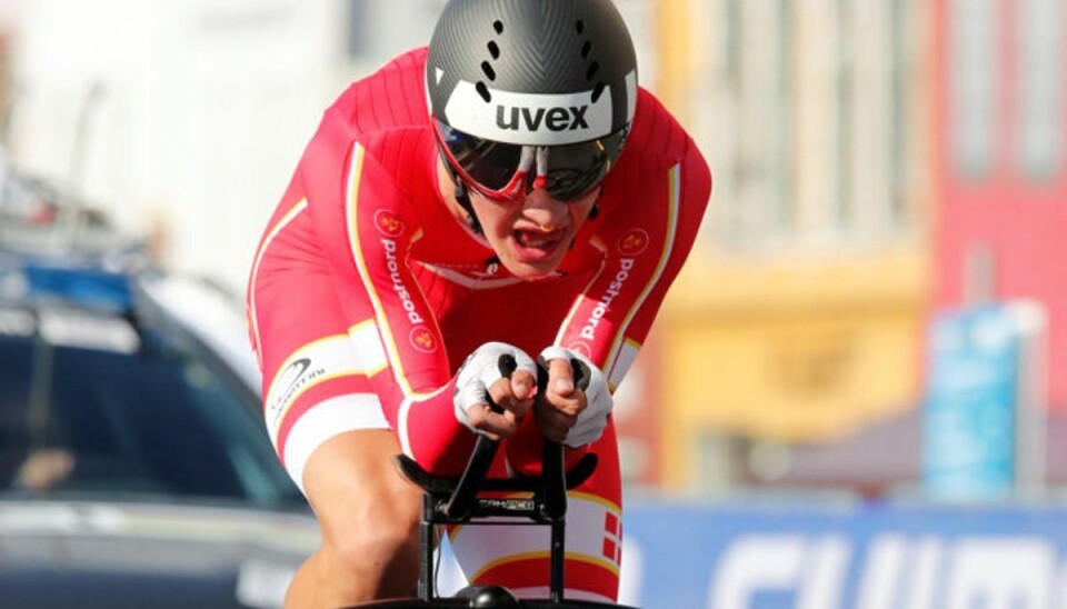 Fartmonster sikrer Danmarks første VM-guld Mikkel Bjerg knuste al modstand ved U23-rytternes VM-enkeltstart mandag og er ny verdensmester. Foto: Ntb Scanpix/Reuters