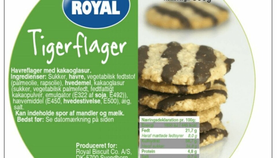Disse småkager kaldes nu tilbage – der er æg i. KLIK for næste billeder. Foto: Fødevarestyrelsen. Disse småkager kaldes nu tilbage – der er æg i. KLIK for næste billeder. Foto: Fødevarestyrelsen.
