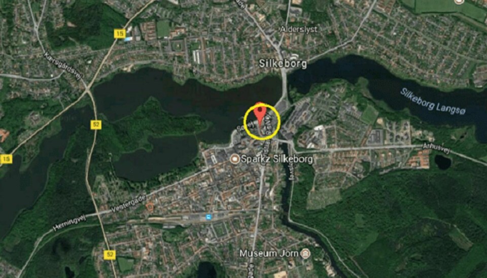 Røveriet fandt sted her på Godthåbsvej. Foto: Google Maps.