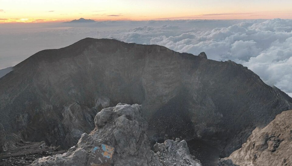 Vulkanen Agung er det højeste punkt på Bali. Foto: Google Street View