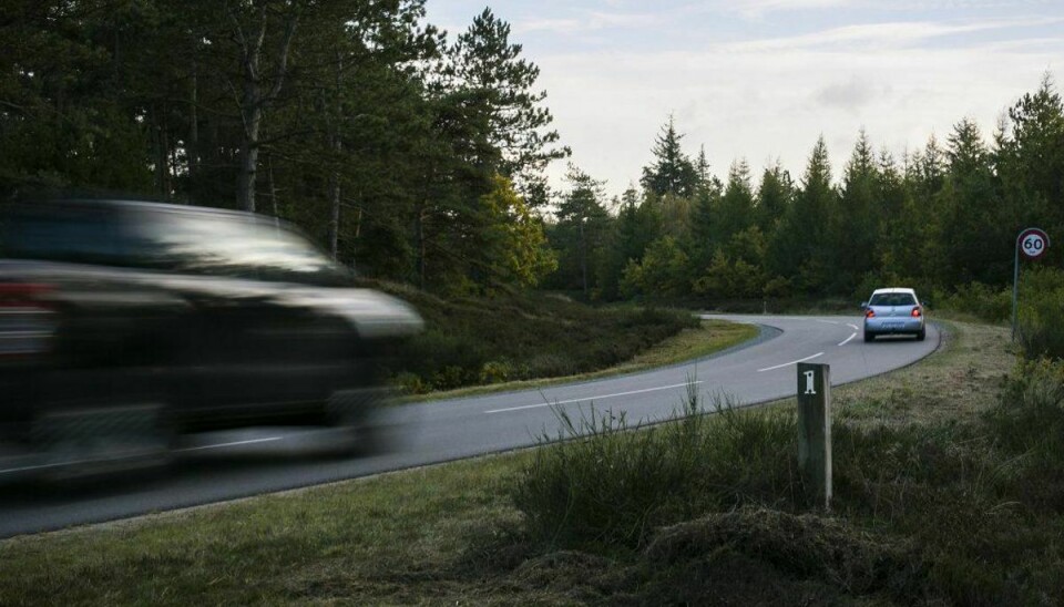 De fleste danskere ville ønske, at vi ville køre langsommere. Foto: Rådet for Sikker Trafik.