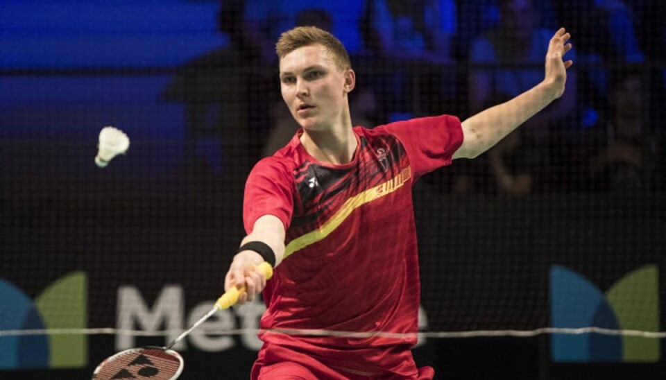 Viktor Axelsen ledte efter det gode spil ved Denmark Open Viktor Axelsen vandt torsdag over Wei Nan fra Hongkong og er klar til kvartfinalerne i Denmark Open. Foto: Claus Fisker/arkiv/Scanpix
