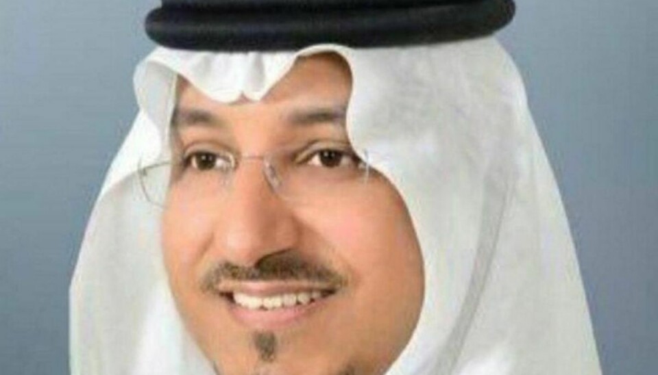Det er denne saudiarabiske prins, Mansour Bin Muqrin, der er blevet dræbt i helikopterstyrt. Foto: Det saudiarabiske kongehus.
