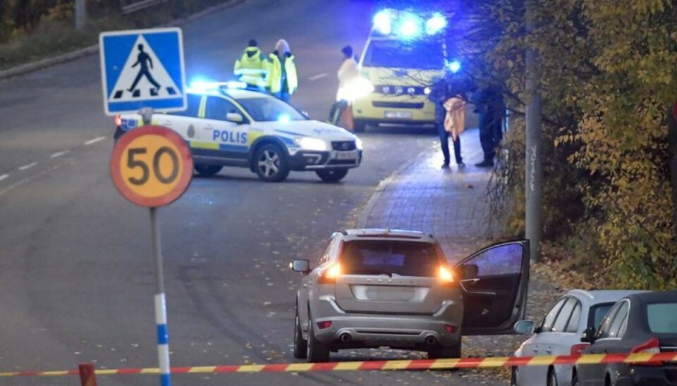 Pakke eksploderer i Stockholm