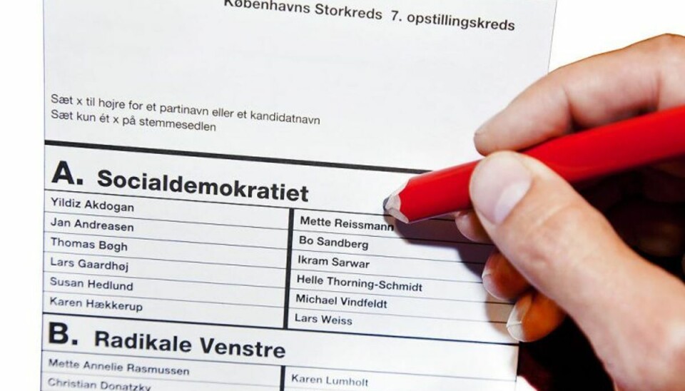 Dette må du ikke gøre i stemmeboksen