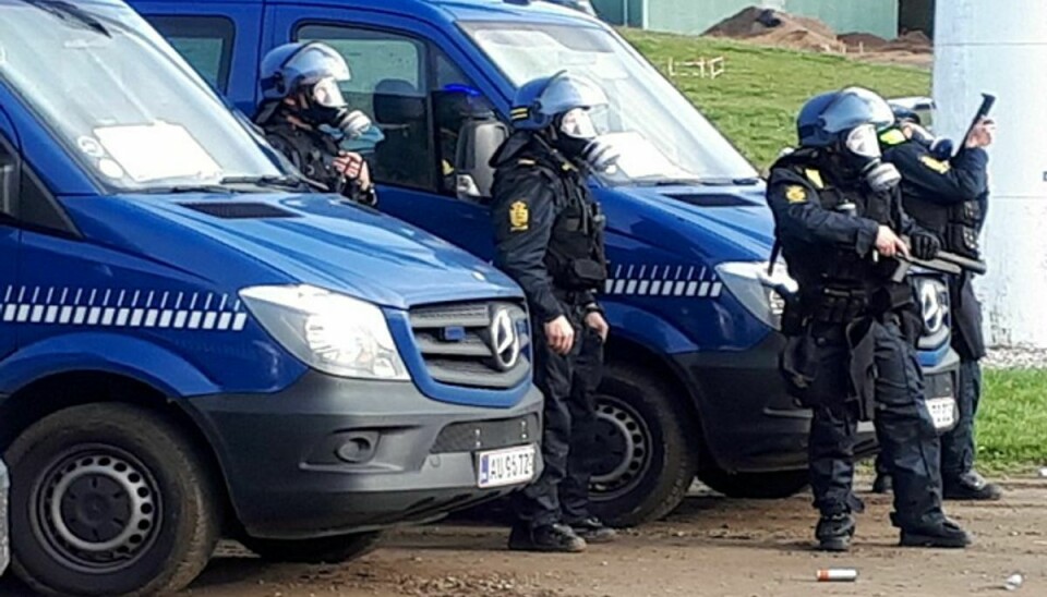 Onsdag og torsdag kommer det til at vrimle med politi i Køge. Men bare rolig, det er blot en øvelse. Foto: Politiet fra lignende øvelse.