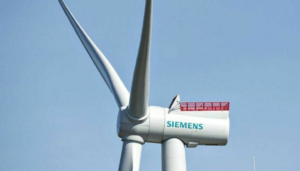 Siemens Wind Power fyrer. Arkivfoto: Scanpix