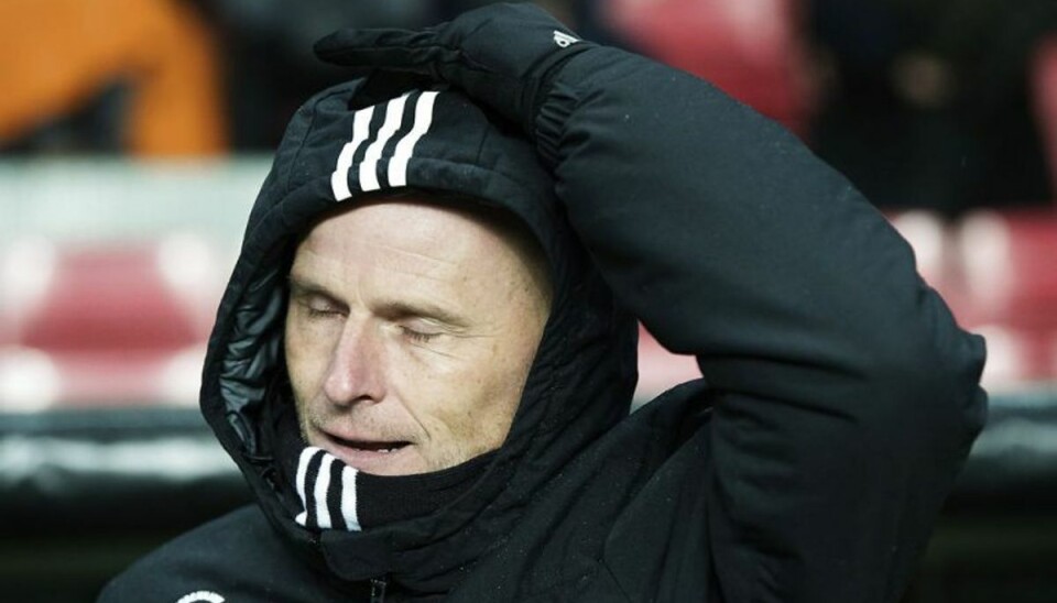 Superliga live-blog: FCK og AaB kan bytte plads inden ferien Cheftræner Ståle Solbakken. (Foto: Claus Bech/Scanpix 2017)
