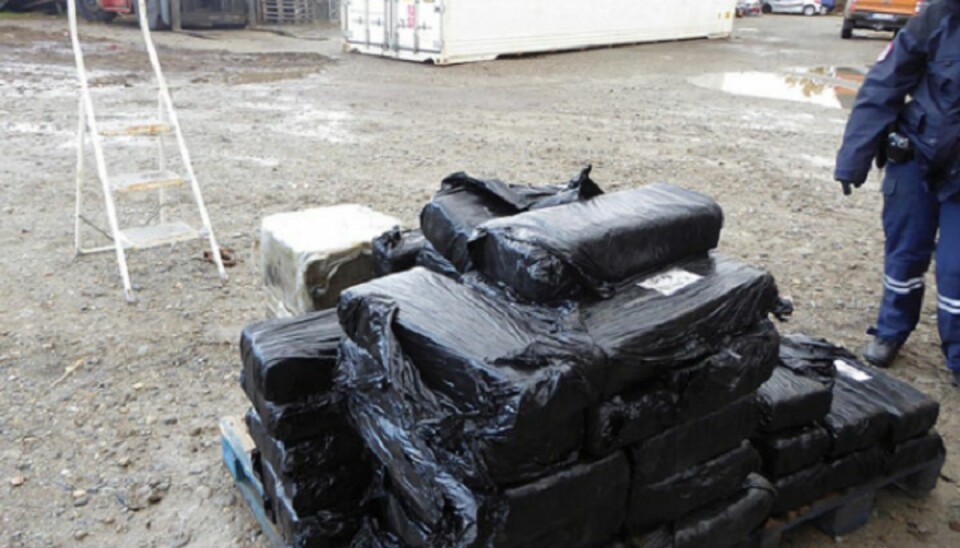 Dansker snuppet med 1,3 kilo hash