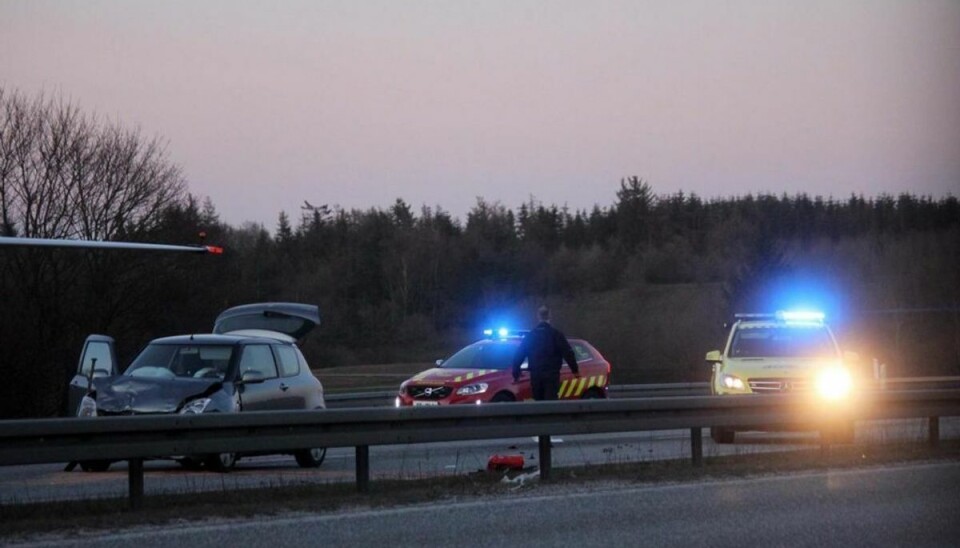 Hvor sker der flest trafikulykker i forhold til befolkningsandelen? KLIK dig videre og se, hvor farligt dit område er at bo i. Foto: Elo Christoffersen. Hvor sker der flest trafikulykker i forhold til befolkningsandelen? KLIK dig videre og se, hvor farligt dit område er at bo i. Foto: Elo Christoffersen.