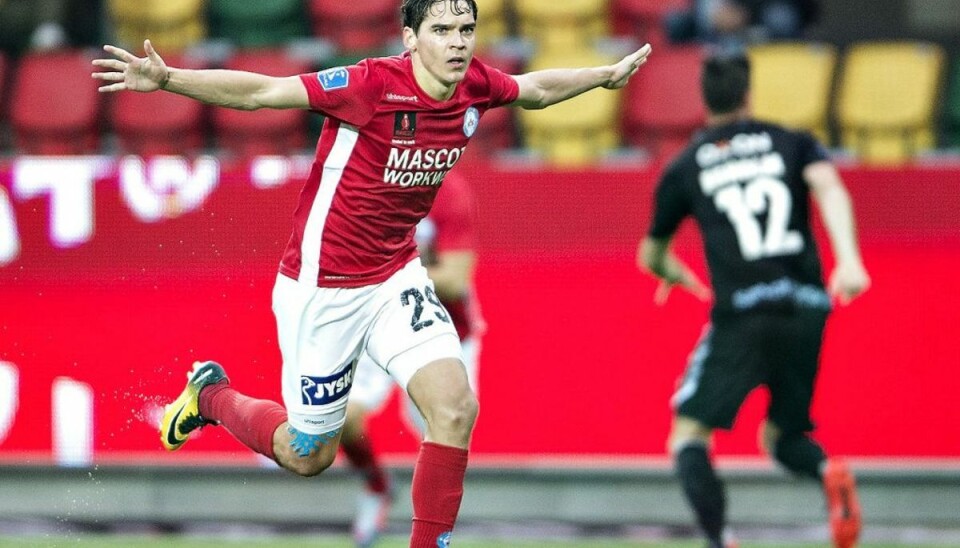 Silkeborg sælger holdets store profil til konkurrent Robert Skov skifter til FC København.- Foto: Scanpix