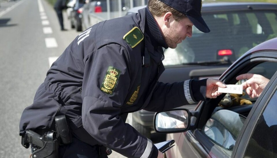 Politiet gør klar til en landsdækkende kampagne. Foto: Scanpix