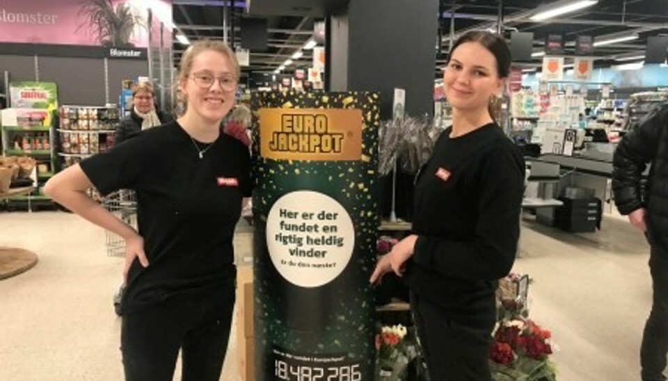Vinder af 18 millioner i Eurojackpot: -Der er ingen tid at spilde Vinderkuponen blev købt i Kvickly i Frederiksværk. Foto: Danske Spil.