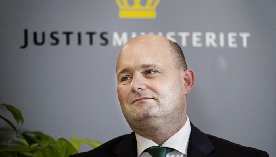 Pape: Politiet skal tilbage til provinsen Justitsminister Søren Pape Poulsen (C). Arkivfoto: Liselotte Sabroe/Scanpix.