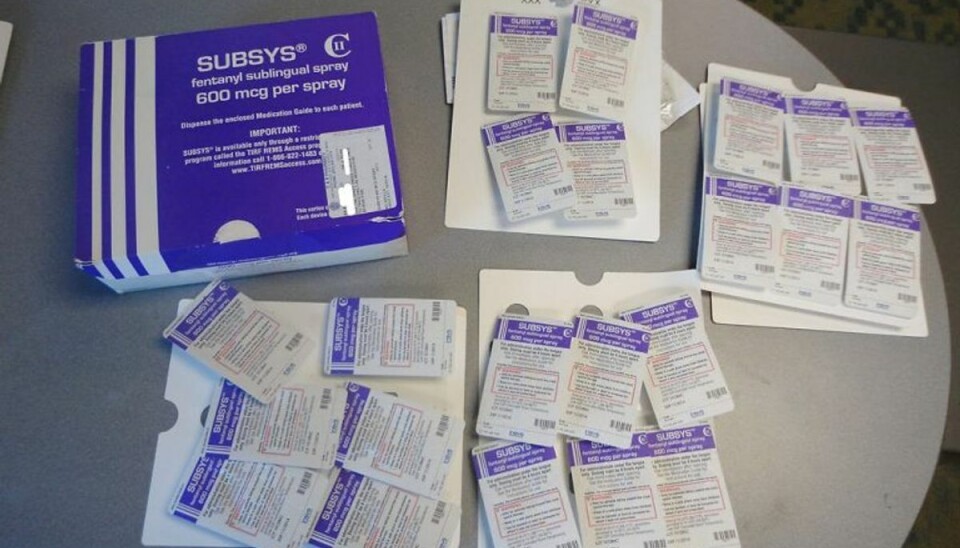 Dræberstof gør sit indtog i Danmark: 13 er døde Fentanyl har i en periode været et udbredt problem i USA. Nu gør det dødsensfarlige stof sit indtig i Danmark. Foto: Scanpix