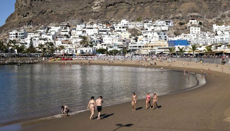 Dansker pludselig død i ferieparadis Mogan på Gran Canaria. Det skal være her, hvor en dansker døde mandag. Foto: Henning Bagger/Scanpix.