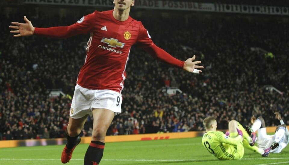 Megastjerne river kontrakten over: Farvel til Manchester United Zlatan Ibrahimovich forlader Manchester United. Arkivfoto: Scanpix