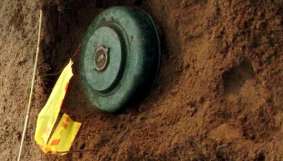 Område afspærret efter bombefund – se sidste nyt Der er fundet en gammel landmine på stranden ved Skallingen. Arkivfoto: Scanpix
