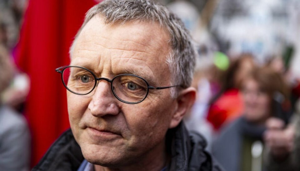 Efter 21 timers forhandlinger: Stadig risiko for konflikt Efter 21 timers maratonforhandlinger i Forligsinstitutionen ser lærernes formand, Anders Bondo, stadig en risiko for en omfattende konflikt på det statslige arbejdsmarked. Foto: Uffe Weng/arkiv/Scanpix