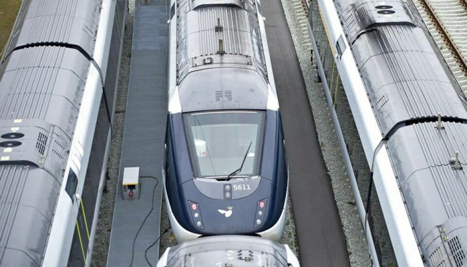 LIGE NU: Person ramt af tog Arkivfoto: CLAUS FISKER/Scanpix