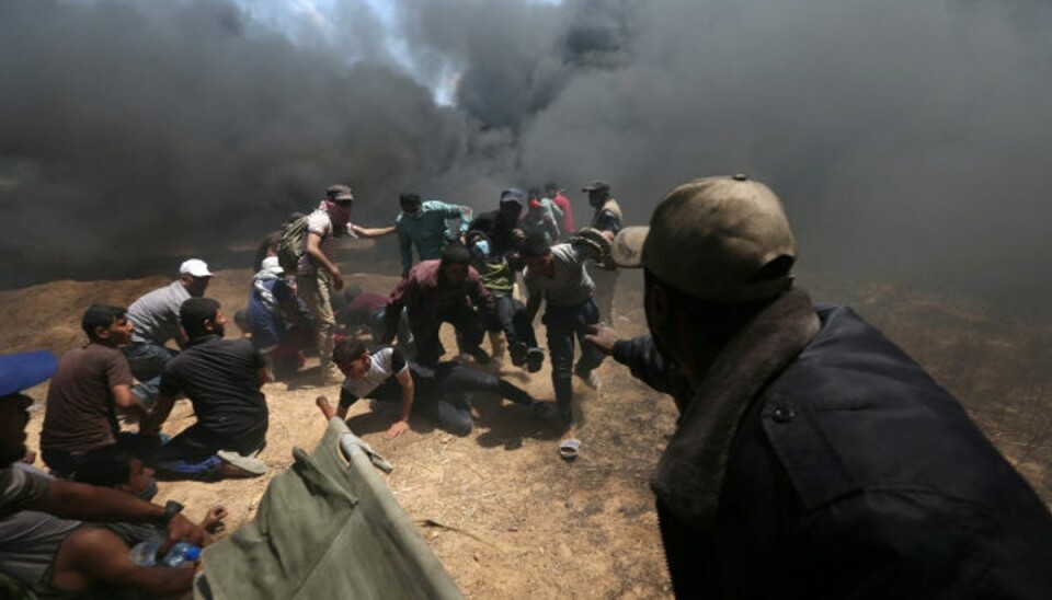 FN vil undersøge massakre: USA siger eftertrykkeligt nej Mandag var den blodigste dag i den israelsk-palæstinensiske konflikt siden krigen i Gaza i 2014. Foto: Ibraheem Abu Mustafa/Reuters