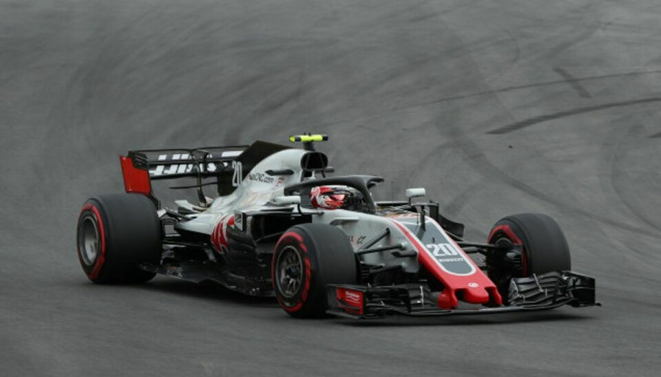 Kevin Magnussen (Haas) leverede varen og starter som nummer syv, når det går løs i Formel 1-grandprixet i Barcelona søndag. Foto: Albert Gea/Reuters