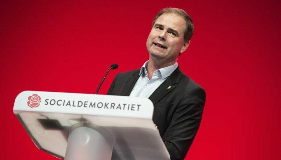 S og DF glæder sig over Løkkes droppede pensionsplaner Nicolai Wammen (S) er modstander at hæve pensionsalderen. Han glæder sig derfor over, at regeringen dropper forslag om at hæve pensionsalderen yderligere. Foto: Henning Bagger/Scanpix