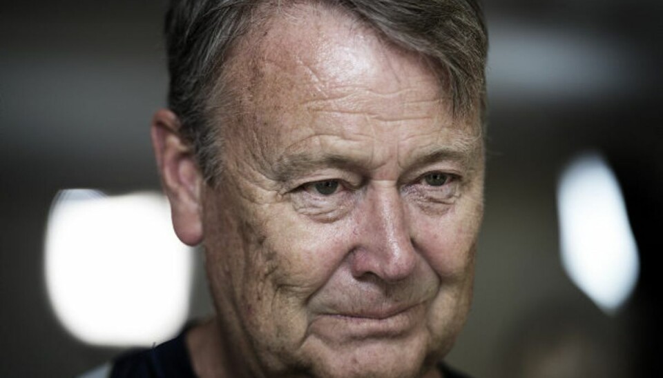 Åge Hareide skar søndag sin VM-trup ned til 23 spillere. Det betød farvel til Peter Ankersen, Mike Jensen, Nicklas Bendtner og Andreas Bjelland. Foto: Liselotte Sabroe/Scanpix