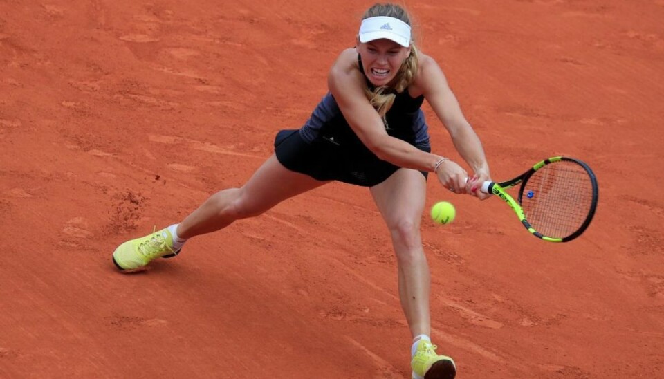 Problemfyldt start på french open for Wozniacki Caroline Wozniacki er sikkert videre. Foto: Scanpix