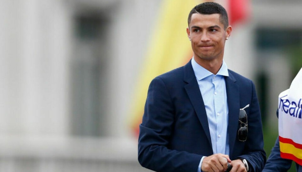 Cristiano Ronaldo skal ifølge El Mundo afsone to års betinget fængsel og betale omkring 140 millioner kroner i en skattesag. Foto: Benjamin Cremel/scanpix/AFP