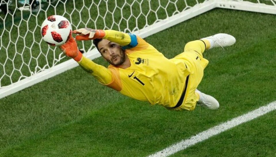 Frankrig og målmand Hugo Lloris har været flyvende ved VM i Rusland. Foto: Adrian Dennis/AFP