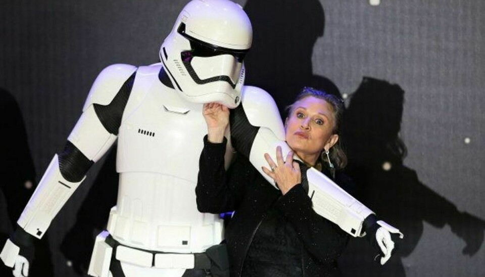 Carrie Fisher bliver en del af den kommende Star Wars-film, selv om hun døde i december 2016. Foto: Paul Hackett/Reuters