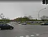 Kvinden forsøgte at stikke af fra Ølbycentret, hvor hun havde mødt manden. Foto: Google Street View.