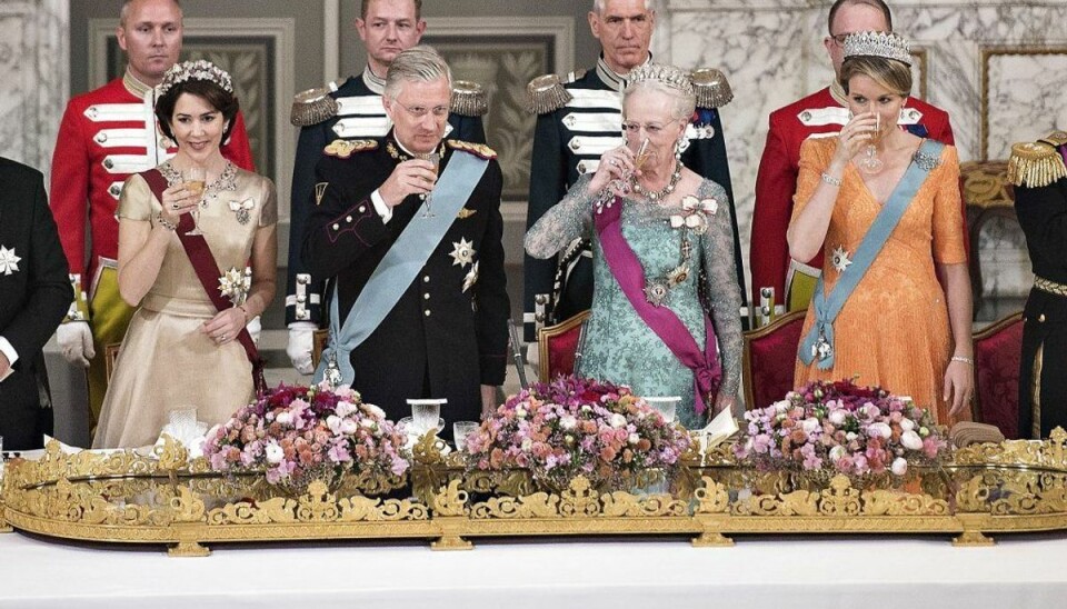 Macron i Danmark: Det skal du vide om statsbesøget Dronning Margrethe var i 2017 vært for det belgiske kongepars statsbesøg i Danmark. (Foto: Henning Bagger/Scanpix)