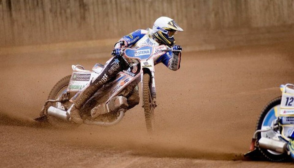 21-årig dansk speedwaykører lagt i kunstig koma efter styrt 21-årige Martin Steen Hansen var lørdag ude for et alvorligt styrt på banen i Grindsted. Dette billede har ingen relation til lørdagens uheld. Foto: Johan Gadegaard/Arkiv/Scanpix