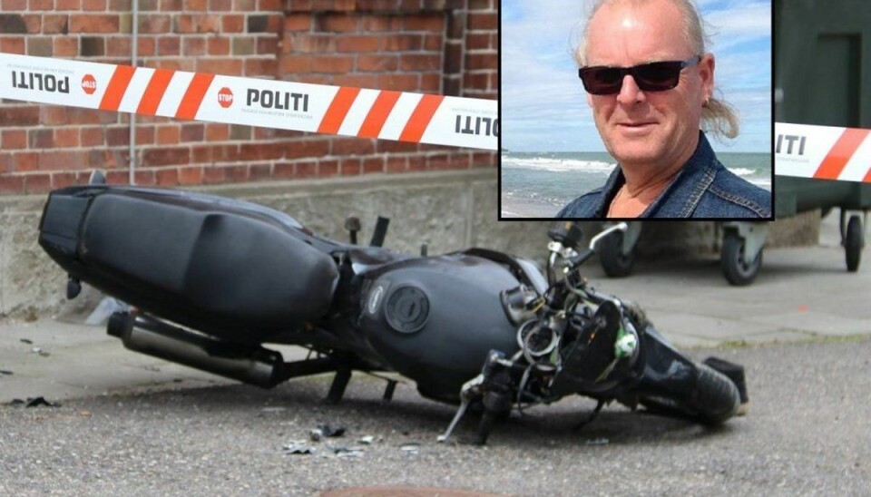 Klaus Bach blev med egne ord verfet ud af Falck-stationen i Ørsted, da han bad om hjælp til en alvorlig ulykke få hundrede meter der fra. Nu er redderne blevet meldt til politiet af en privatperson. Foto: Øxenholt Foto (indsat: privatfoto) Klaus Bach blev med egne ord verfet ud af Falck-stationen i Ørsted, da han bad om hjælp til en alvorlig ulykke få hundrede meter der fra. Nu er redderne blevet meldt til politiet af en privatperson. Foto: Øxenholt Foto (indsat: privatfoto)