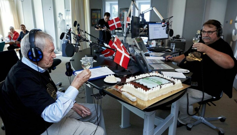 Peter Sten – der her ses i selskab med en anden radiolegende, Jørgen Hjorting – skal i 2019 bestyre to af DRs mest legendariske programmer. (Foto: Scanpix)