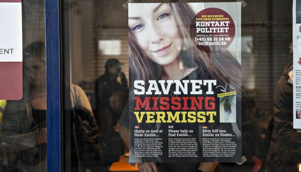 Emilie Mengs morder er stadig aldrig fundet. (Foto: Jens Nørgaard Larsen/Scanpix)