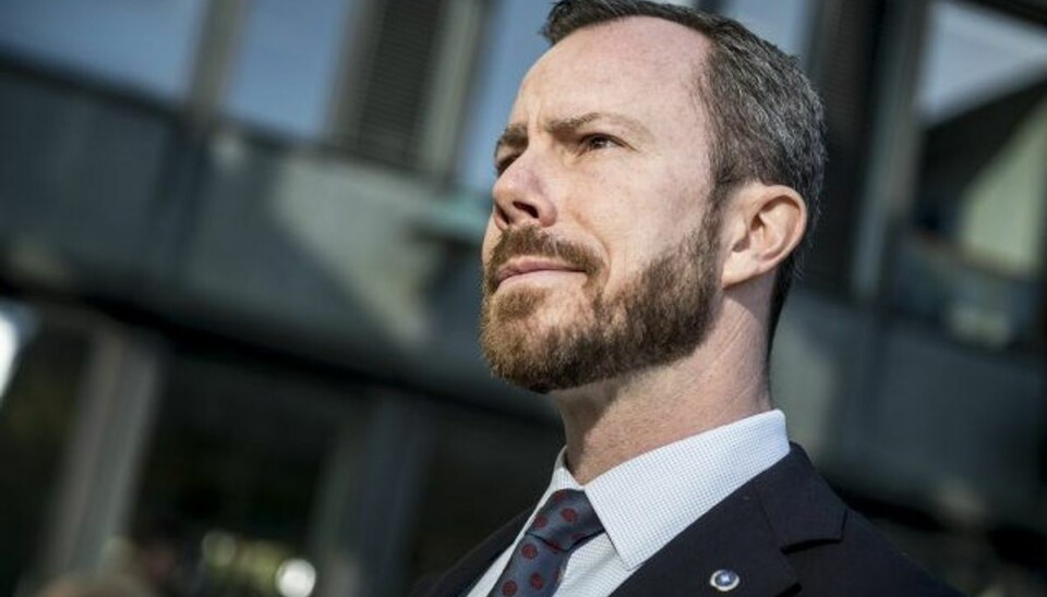 Skuffet minister: Nu er det sidste chance Miljø- og fødevareminister Jakob Ellemann-Jensen (V) er skuffet over, at udledningen af kvælstof i landbruget ikke er blevet nedbragt tilnærmelsesvis så meget, som branchen lovede i forbindelse med landbrugspakken fra 2015. (Arkivfoto) Foto: Mads Claus Rasmussen/Scanpix