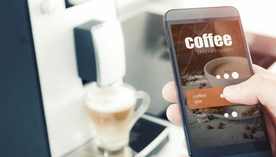 Smart dims til dit hjem har stort problem Den smarte kaffemaskine kan være et åbent hul i dit digitale hegn omkring dit hjem. Foto: Scanpix.