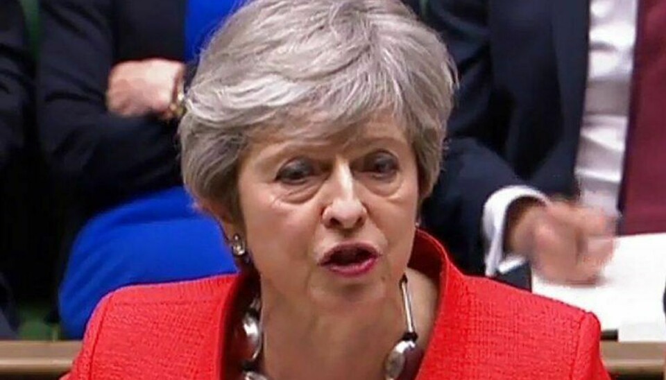 Theresa Mays aftale er endnu en gang nedstemt. KLIK FOR FLERE BILLEDER. (Foto: Scanpix)