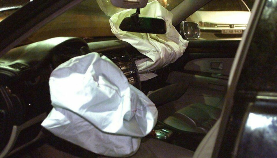 Honda tilbagekalder lige nu biler over hele verden på grund af livsfarlige airbags. Her i landet drejer det sig om 3.600. Foto: Scanpix